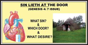 SIN LIETH AT THE DOOR
